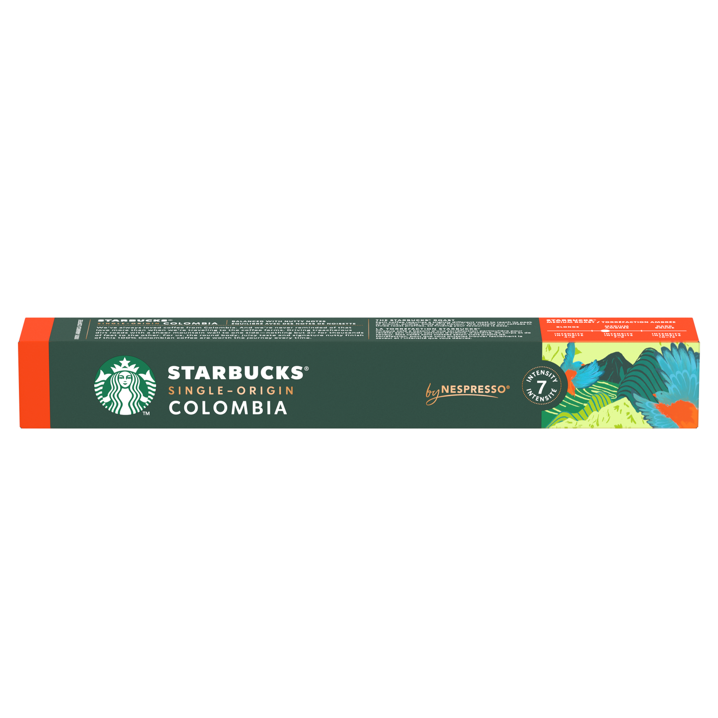 STARBUCKS Single-Origin Colombia, 10 бр. кафе капсули за NESPRESSO кафемашини