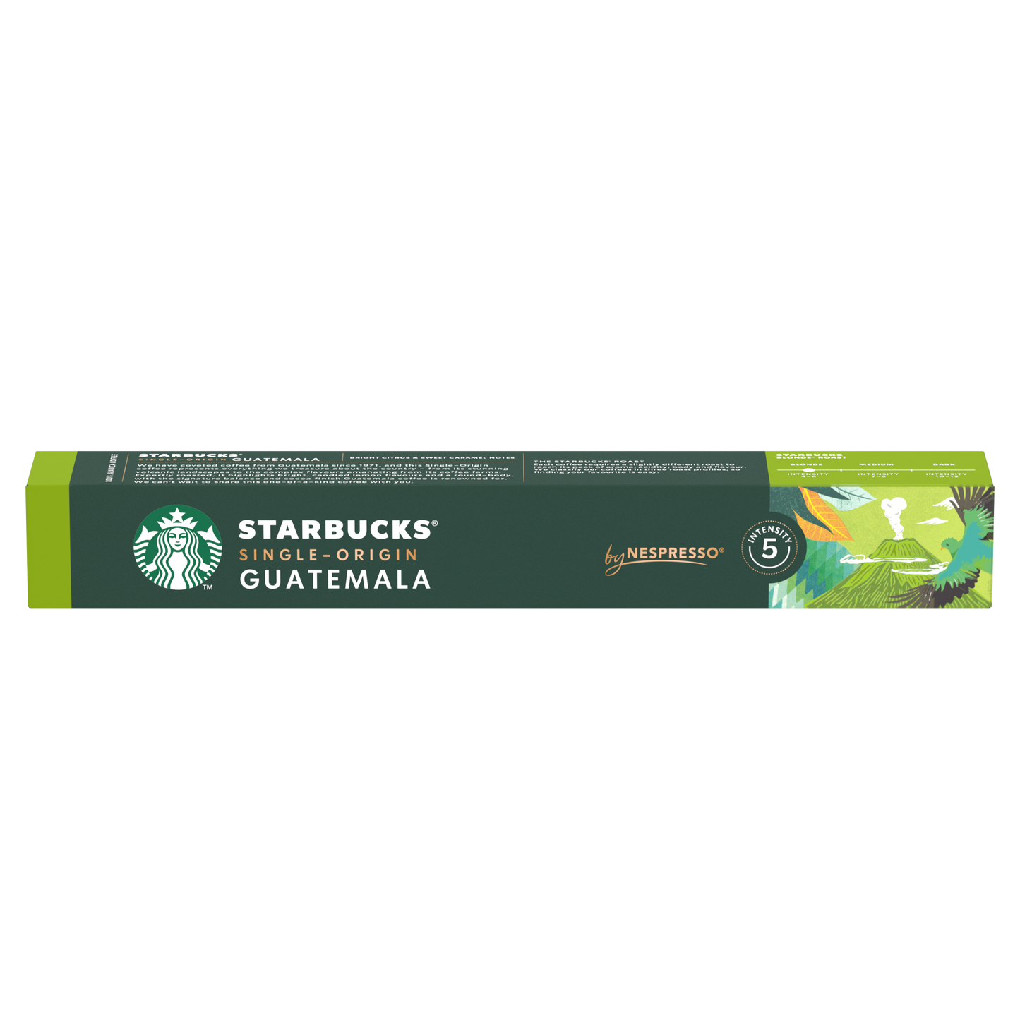 STARBUCKS Single-Origin Guatemala, 10 бр. кафе капсули за NESPRESSO кафемашини