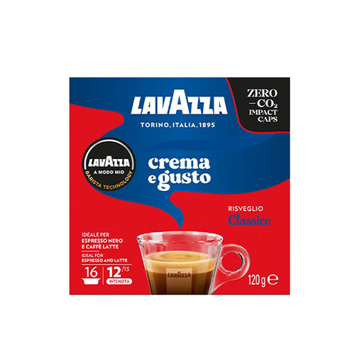 Capsule de cafea Lavazza Crema e Gusto compatibile cu A MODO MIO, 16 buc.