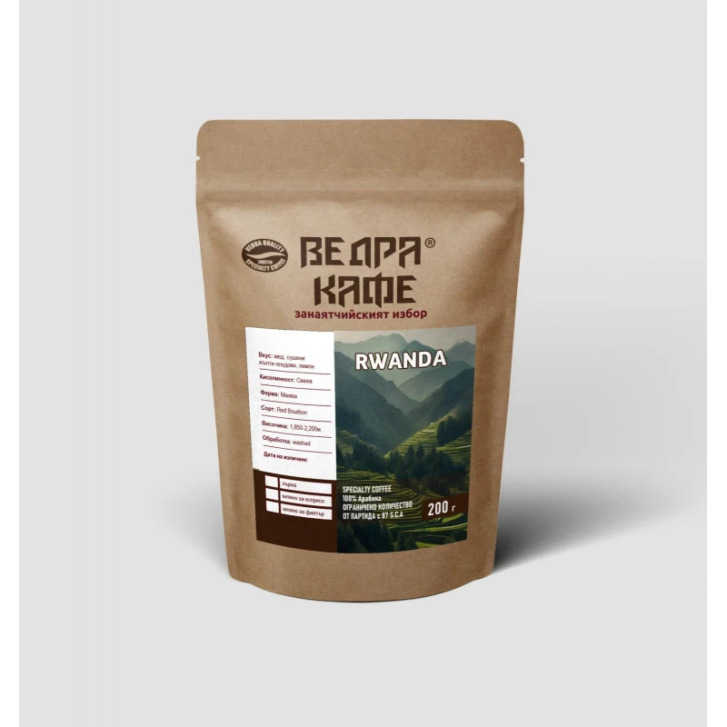Ведра Specialty кафе Rwanda Mwasa 87 S.C.A.