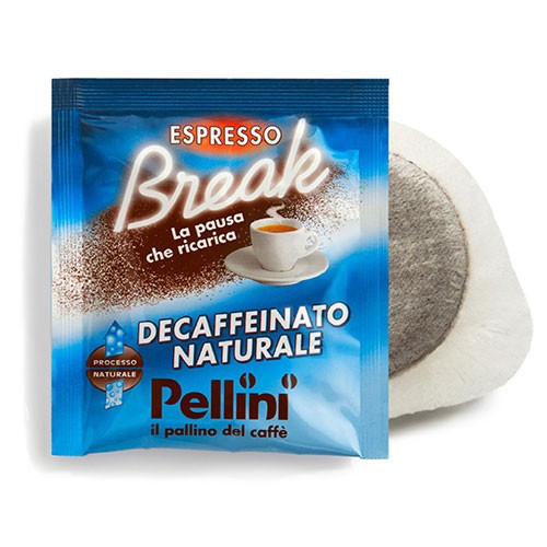 Pellini Espresso Break Decaf doze de cafea decofeinizată, 7 g