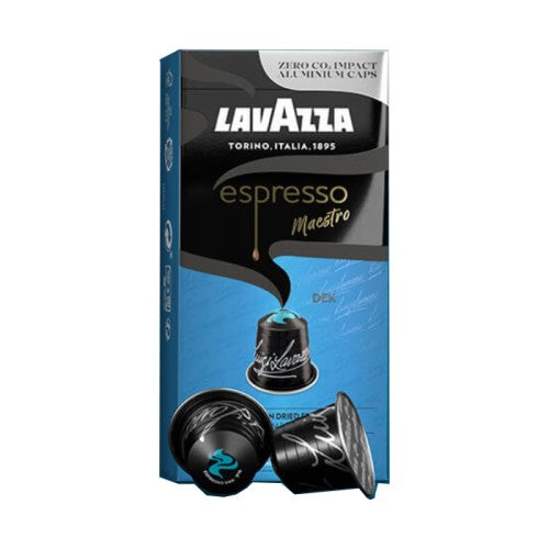 Capsule de cafea Lavazza Decaf compatibile cu aparatele de cafea Nespresso, 10 buc