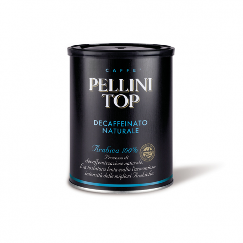 PELLINI Decaf Top 100% cafea macinata decofeinizata Arabica, 250 g