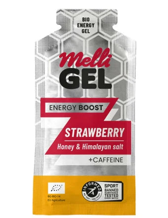 MelliGEL Originals Енергиен гел с мед Strawberry+кофеин