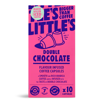 Capsule de cafea Little's DOUBLE CHOCOLATE pentru aparat de cafea NESPRESSO, 10 buc