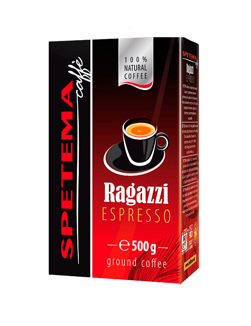 Spetema Ragazzi Espresso cafea măcinată, 500 g