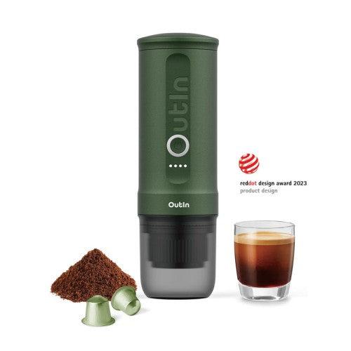 Espressor portabil OUTIN Nano, verde