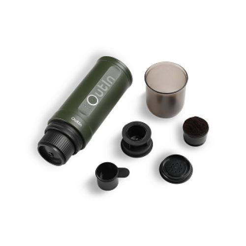 Espressor portabil OUTIN Nano, verde