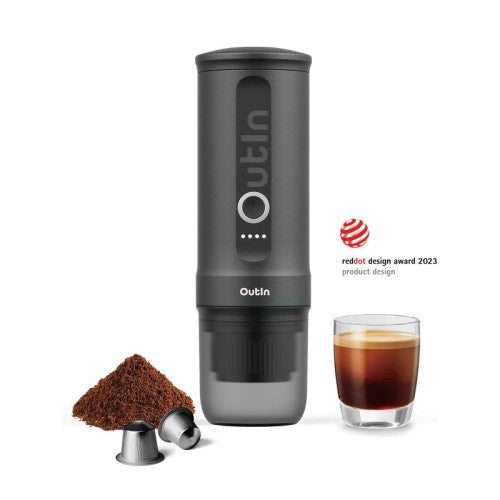 Espressor portabil OUTIN Nano, gri