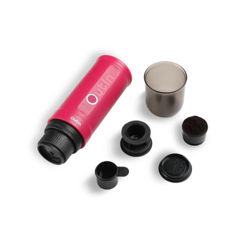 Espressor portabil OUTIN Nano, fucsia