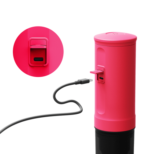 Espressor portabil OUTIN Nano, fucsia