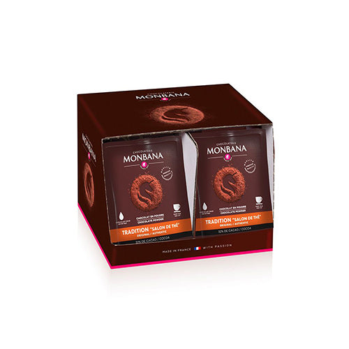 MONBANA Traditional SALON DE THE ciocolata calda, plicuri 100 buc x 20g.