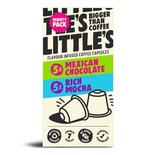 Capsule de cafea Little's FRENCH VANILLA pentru aparat de cafea Nespresso, 10 buc