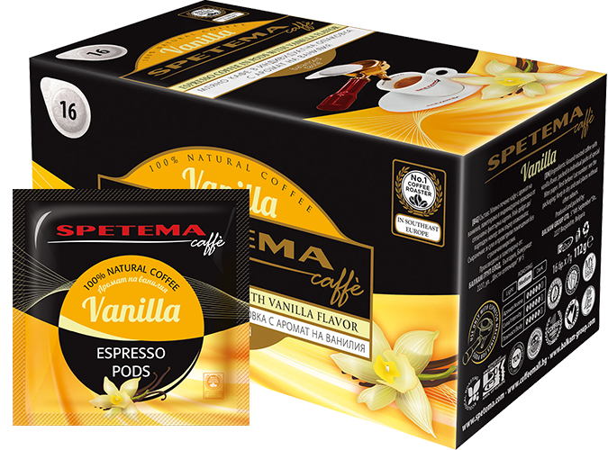 Spetema Vaniglia дози кафе с вкус на ванилия, 18 бр