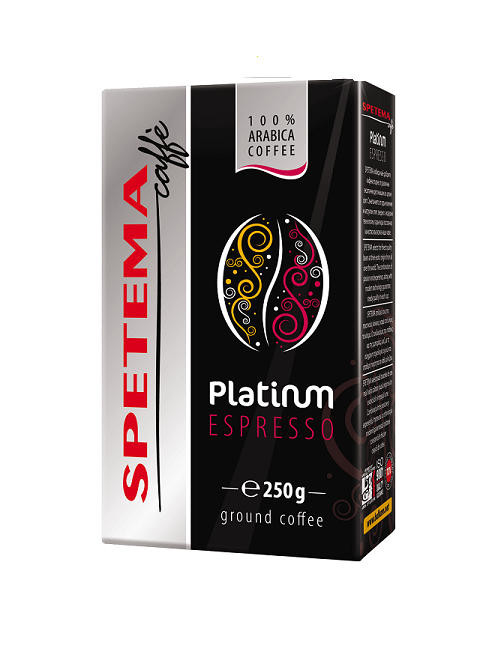 Cafea măcinată Spetema Platinum Espresso, 250 g