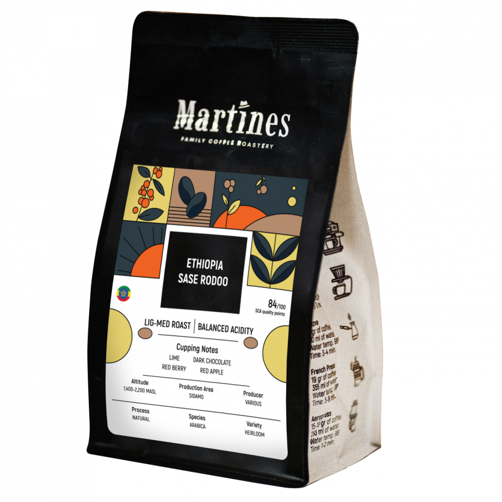 Martines Speciality кафе Ethiopia Sidamo Sase Rodoo