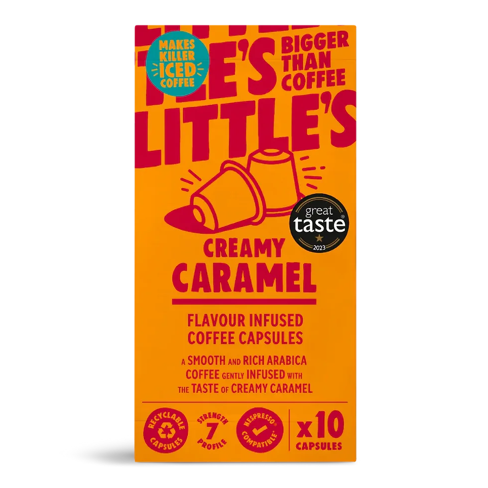 Capsule de cafea Little's FRENCH VANILLA pentru aparat de cafea Nespresso, 10 buc
