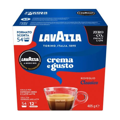 Capsule de cafea Lavazza Crema e Gusto compatibile cu A MODO MIO, 16 buc.