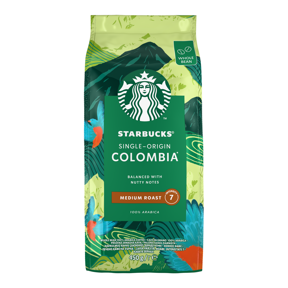 Starbucks Single-Origin Colombia кафе на зърна 450 г