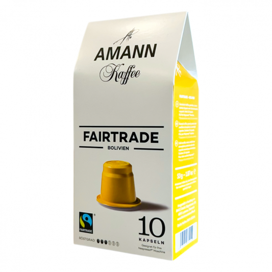 Amann Kaffee Fairtrade Bolivien кафе капсули съвместими с Nespresso кафемашини