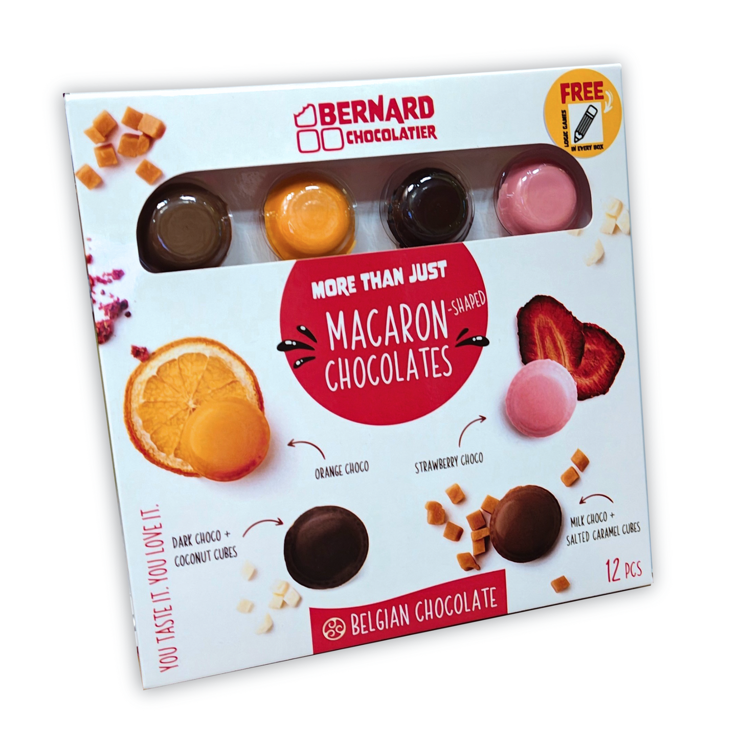 Bernard шеколадови макарони - микс, 96 гр