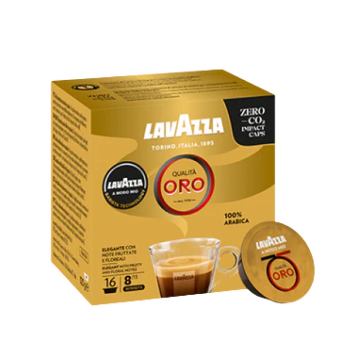 Lavazza QUALITA ORO кафе капсули съвместими с A MODO MIO, 16 бр.