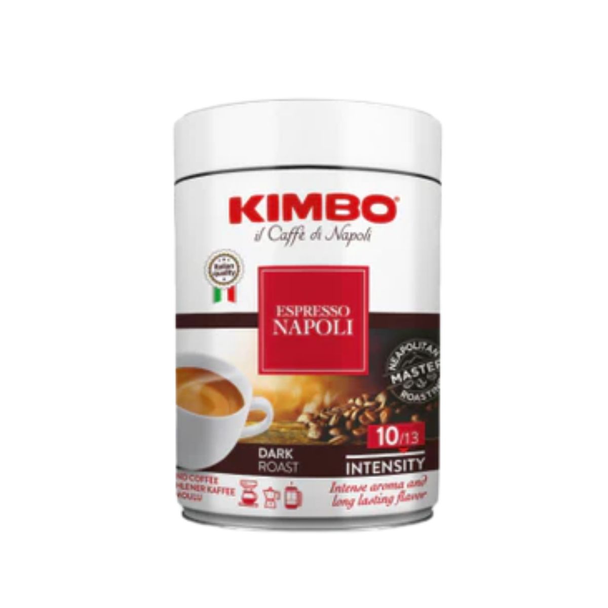 Kimbo Aroma Napoletano мляно кафе в метална кутия, 250 гр