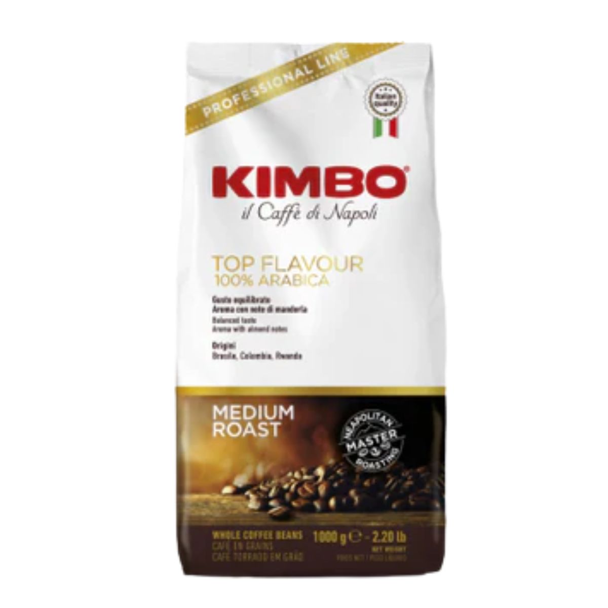 Kimbo Top Flavour, boabe de cafea 1 kg