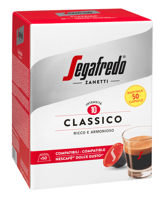 Segafredo ESPRESSO CASA MAXI PACK съвместими капсули за Dolce Gusto, 50 бр