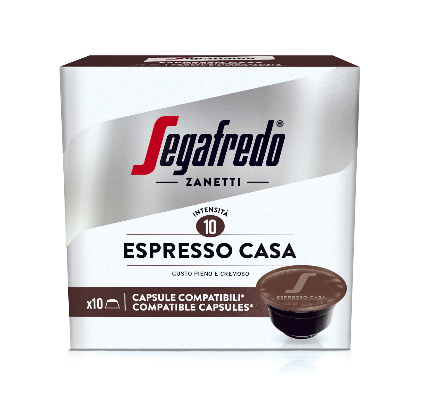 Segafredo ESPRESSO CASA съвместими капсули за DOLCE GUSTO, 10 бр