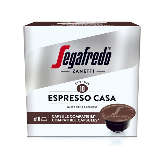 Segafredo ESPRESSO CASA съвместими капсули за DOLCE GUSTO, 10 бр