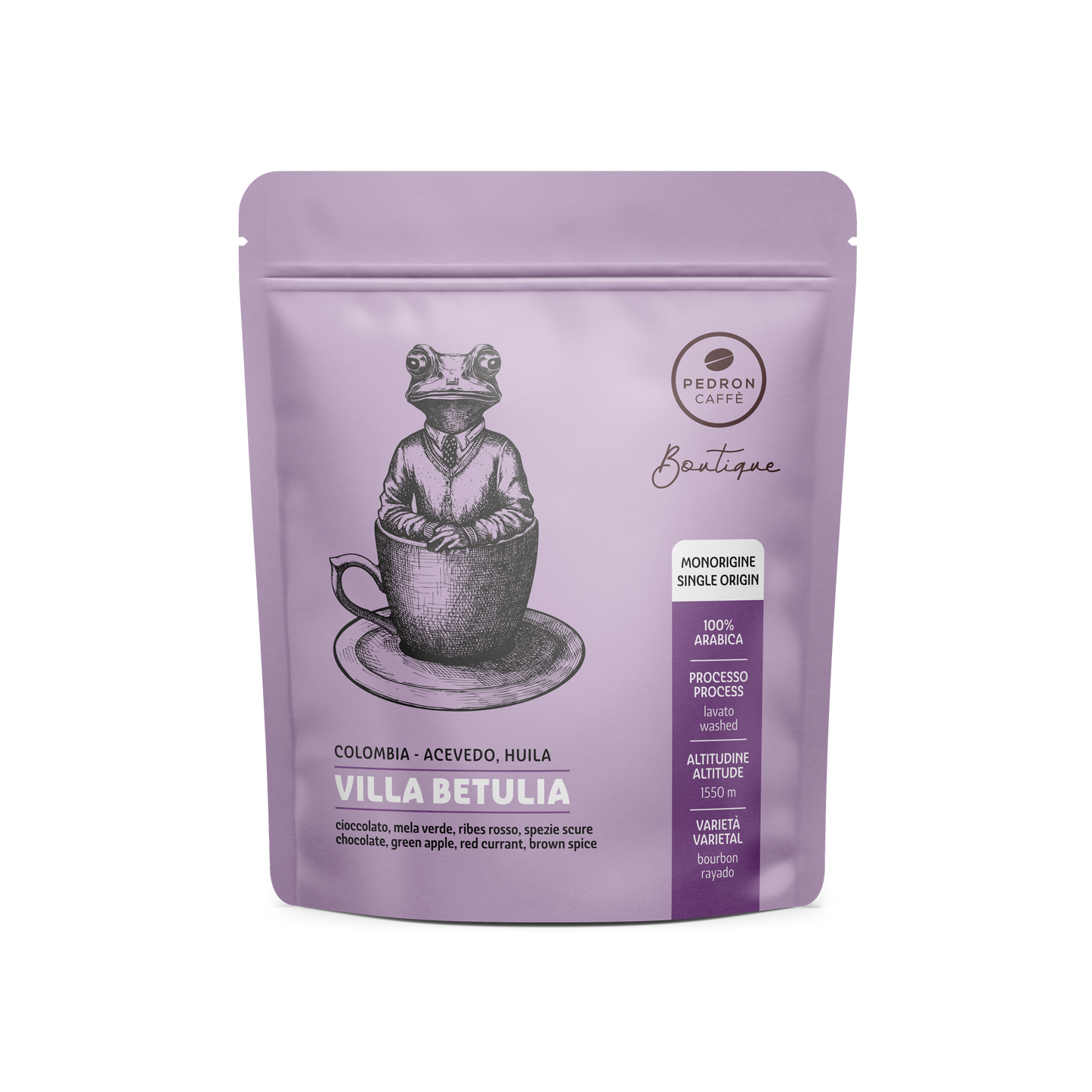 Colombia-Acevedo, Huila Billa Betulia, Pedron Specialty Coffee, 250 гр кафе на зърна