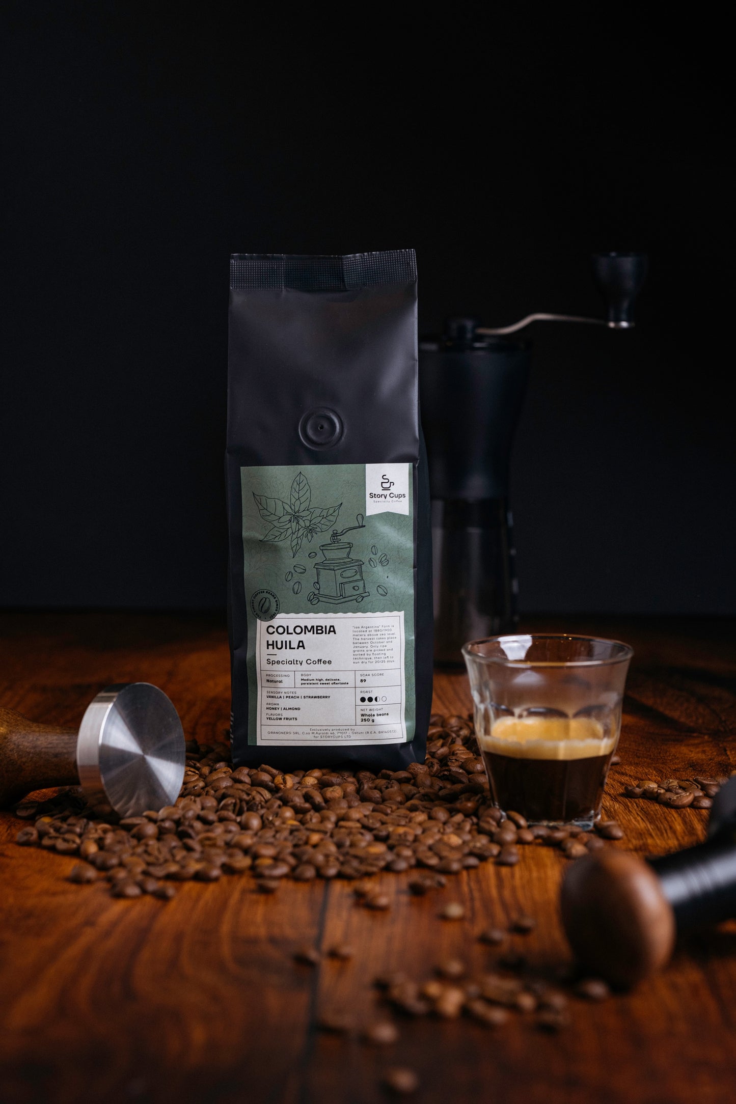ALLDA Speciality Coffee Boabe de cafea alune, 500 g