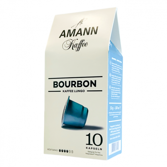 Amann Kaffee Bourbon Lungo кафе капсули съвместими с Nespresso кафемашини