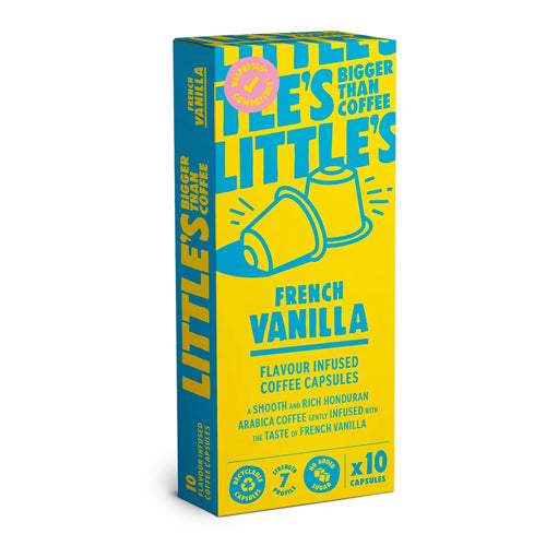 Capsule de cafea Little's FRENCH VANILLA pentru aparat de cafea Nespresso, 10 buc
