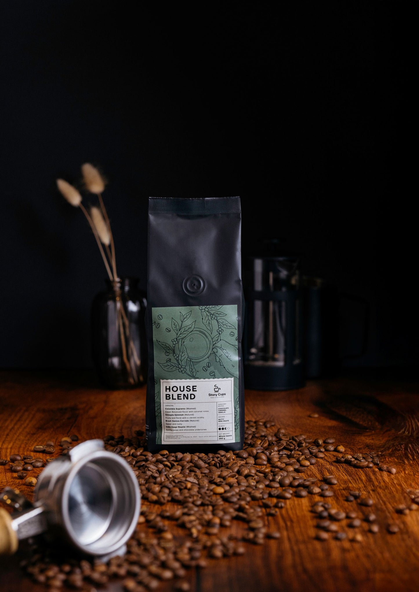 Specialty Coffee Story Cups House Blend кафе на зърна