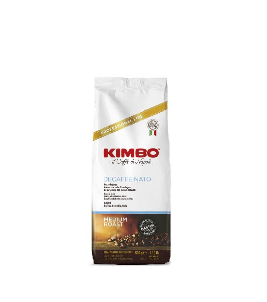 Boabe de cafea Kimbo Decafeinato, 1 kg