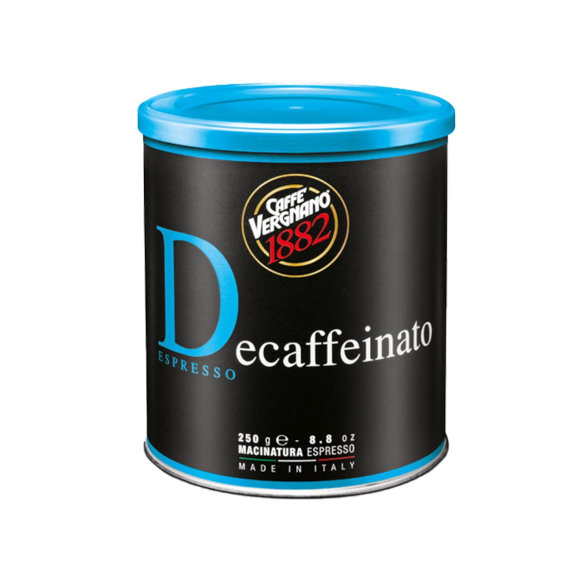 Caffè Vergnano Decaffeinato cafea decofeinizată măcinată, cutie de 250 g
