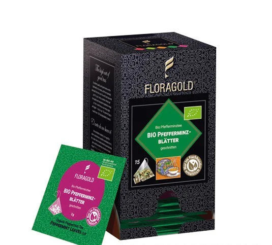 Floragold Bio чай Мента листа, 15 бр сашета