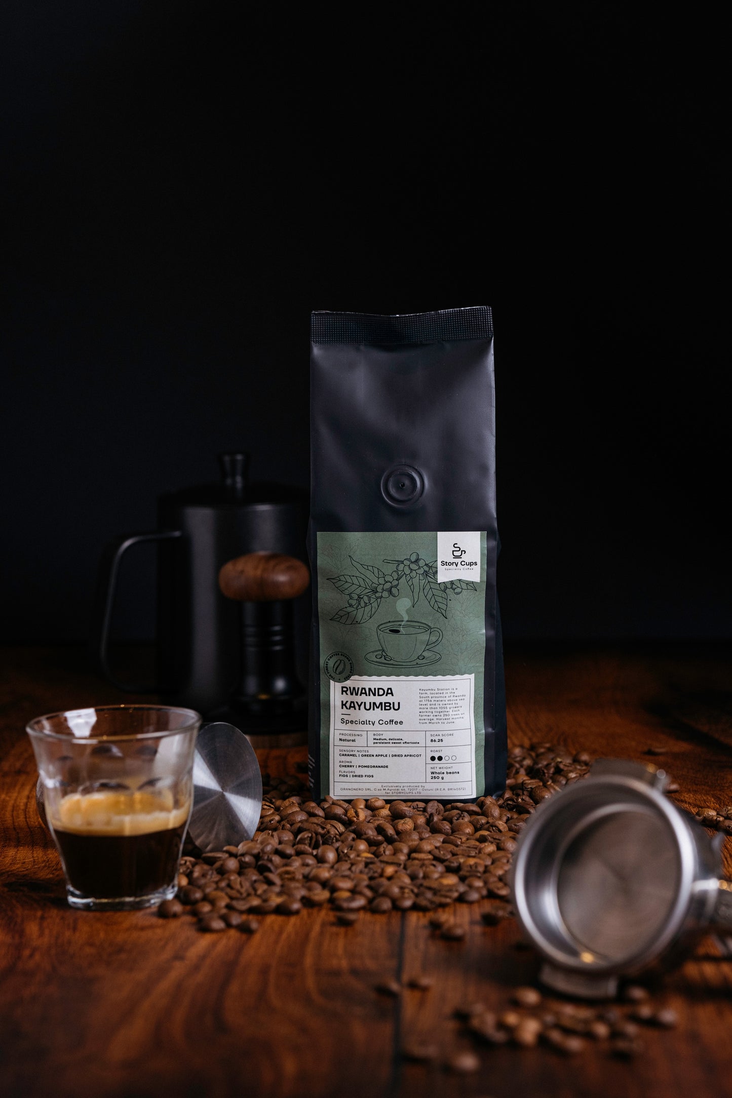 ALLDA Speciality Coffee Boabe de cafea alune, 500 g