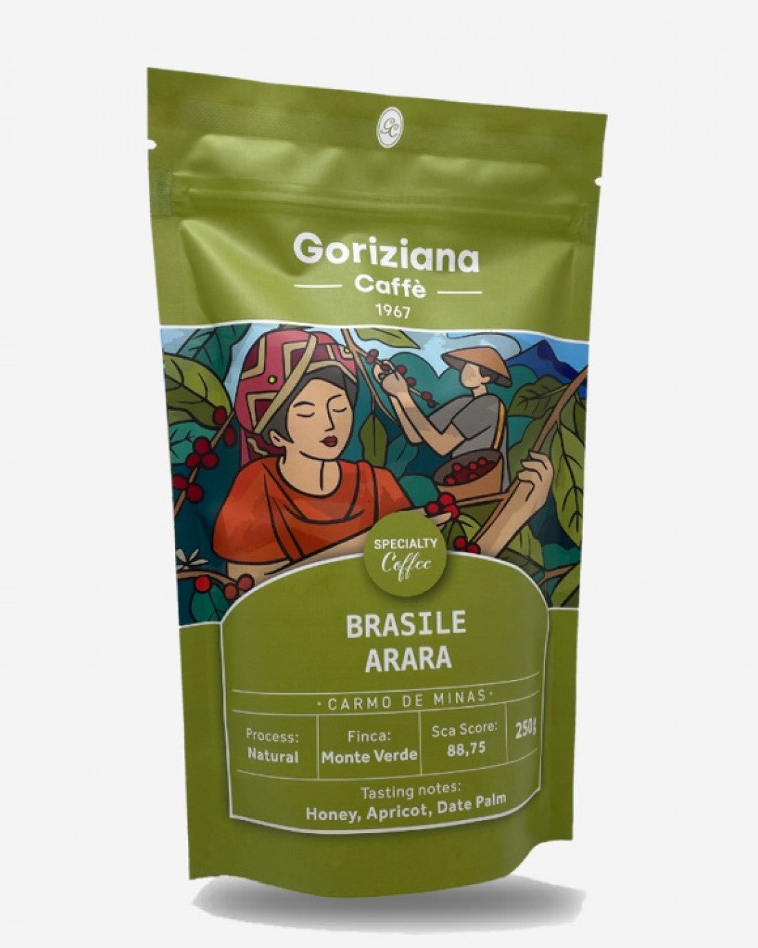 Goriziana Caffee Specialty Brasile Finca MonteVerde – 250 грама на зърна