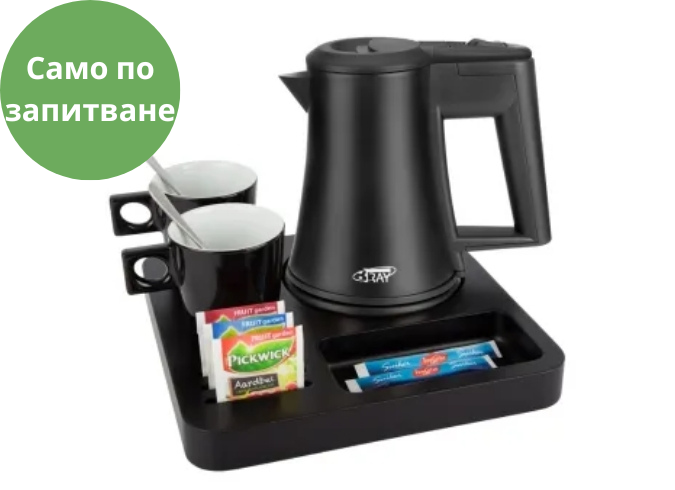 Suport pentru cafea și ceai pentru tavă din lemn de lux SLIM