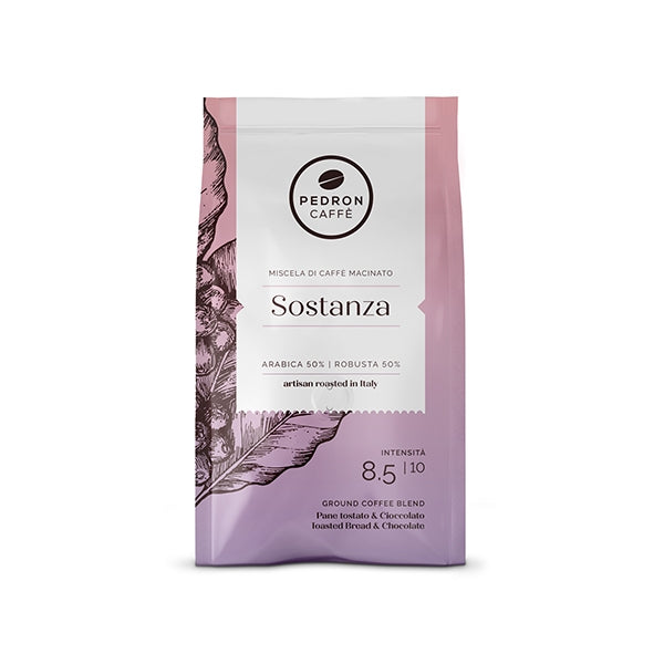 Cafea macinata Pedron Caffe Sostanza, 250 g