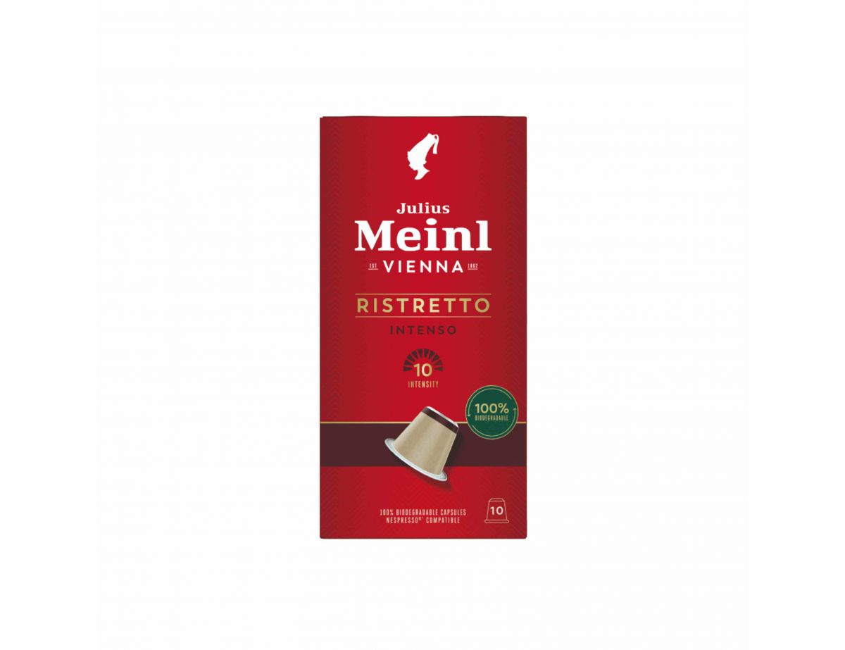 Julius Meinl Ristretto Intenso capsule pentru aparatele de cafea Nespresso, 10 buc