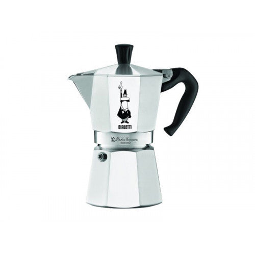 Filtru de cafea cu inducție Bialetti Moka, 4 căni + cadou ALLDA House Blend 200 g.