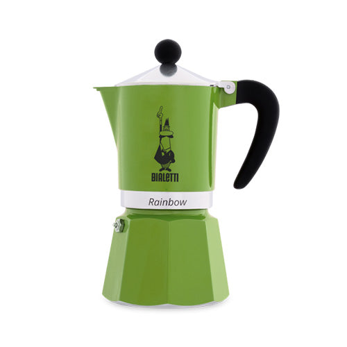 Filtrul de cafea Bialetti Rainbow Verde, 3 cesti