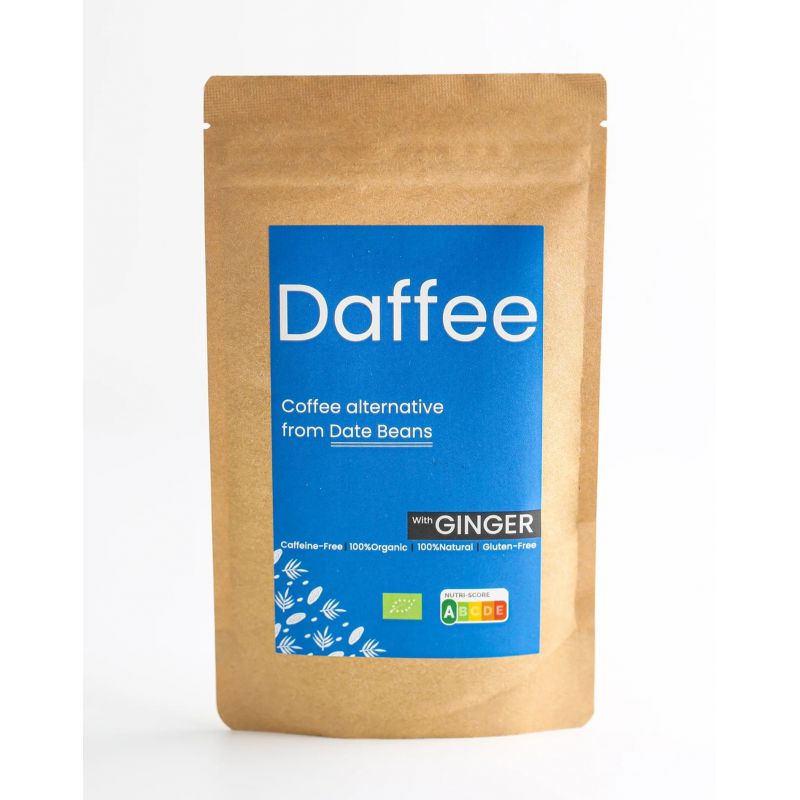 Daffee Био Ginger кафе от костилки на фурми и джинджифил, мляно 125 гр