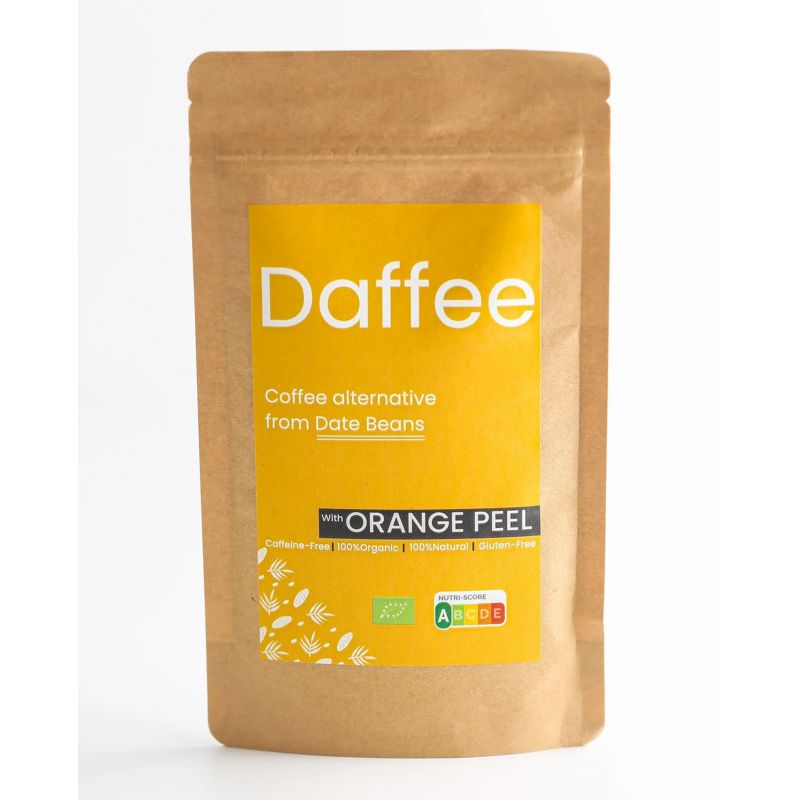 Daffee Био кафе от костилки на фурми и портокалови кори, мляно 125 гр