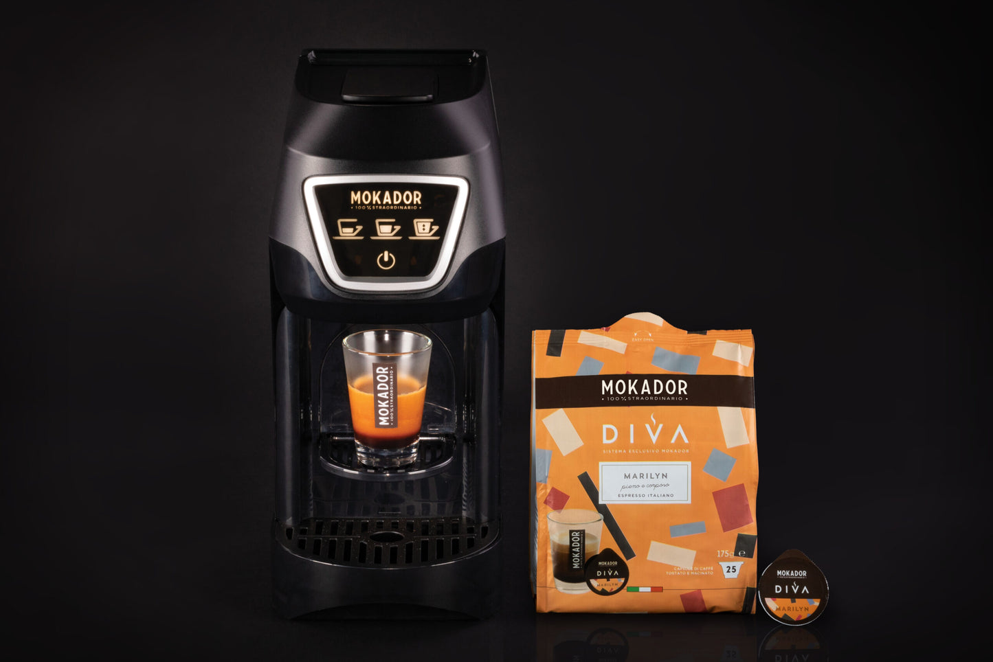 Mokador D2 Кафемашина за Mokador кафе капсули