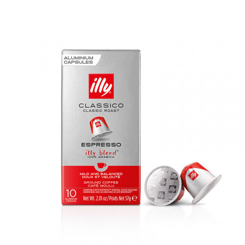 illy Espresso Classico капсули съвместими с Nespresso кафемашини, 10 брoя